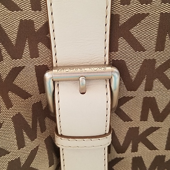 Michael Kors Canvas and Leather Tote - Picture 6 of 8